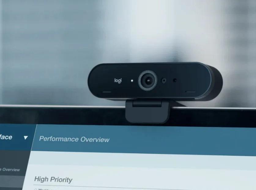 Cámara Web Empresarial Brio Ultra HD de Logitech