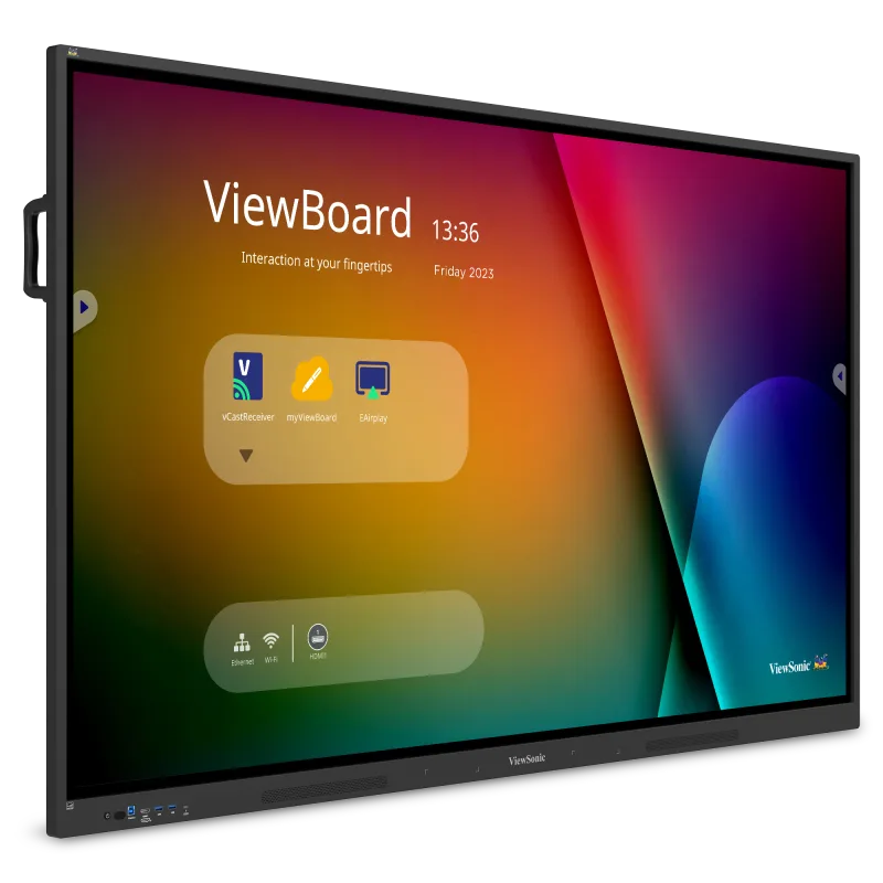 IFP7534 – 75″ 4K 16:9 pantalla interactiva Android EDLA ViewBoard con USB-C — vista 2