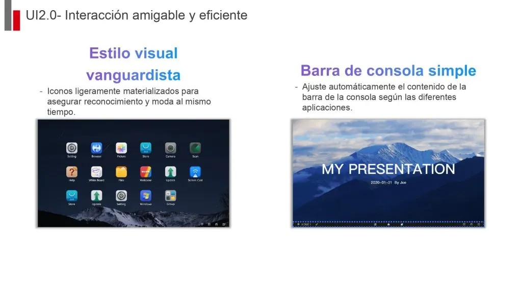 Característica 10 de las pantallas interactivas Hikvision