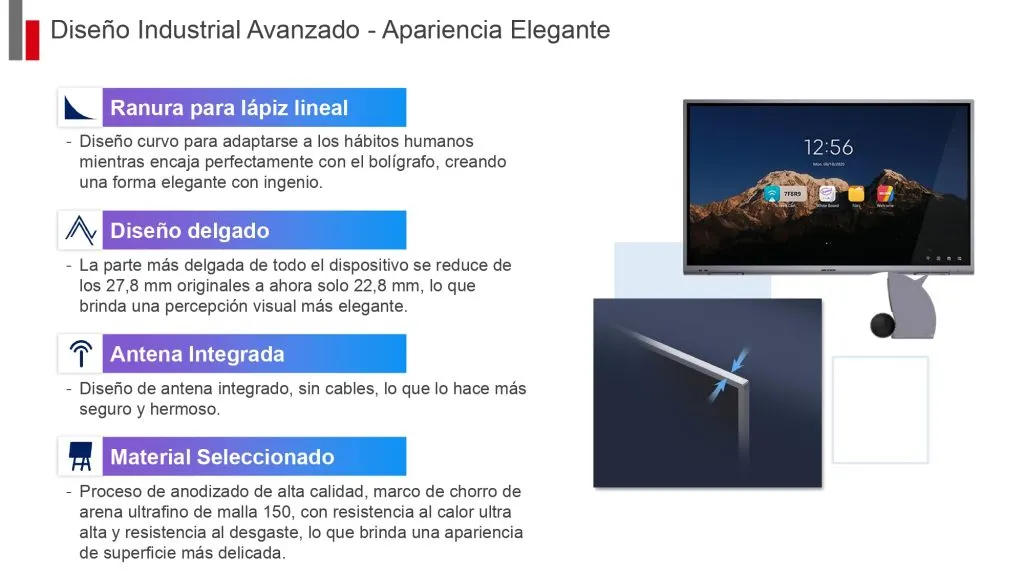 Característica 7 de las pantallas interactivas Hikvision