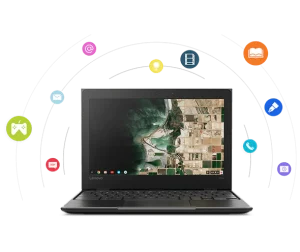 Chromebook Lenovo 100E AMD 1.2GHz 4GB 64GB Webcam