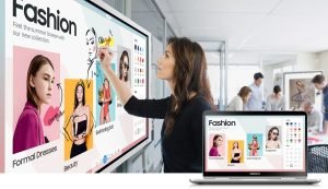 Pantalla Interactiva Flip Samsung 65 pulgadas con soporte a muro