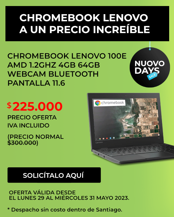 oferta nuovo chromebook 100e celular