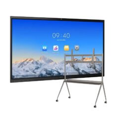 Pack Hikvision 75” 4K táctil + soporte para salas y aulas