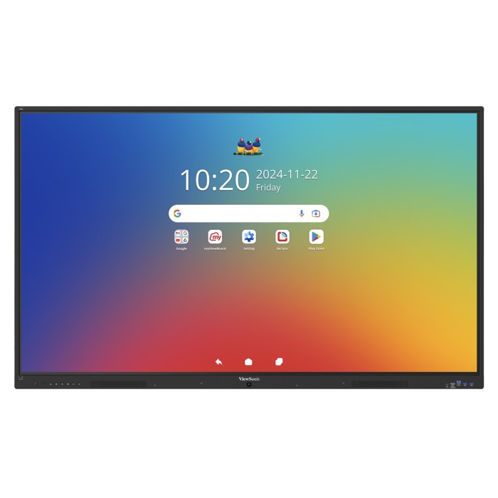 IFP6535 - 65" 4K 16:9 pantalla interactiva Android EDLA ViewBoard con USB-C integrado